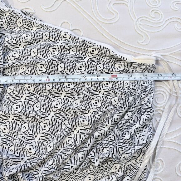 Anthropologie Maeve Jamie Jumpsuit Wide Leg Cropped One Shoulder Size XS Chic - Picture 11 of 12